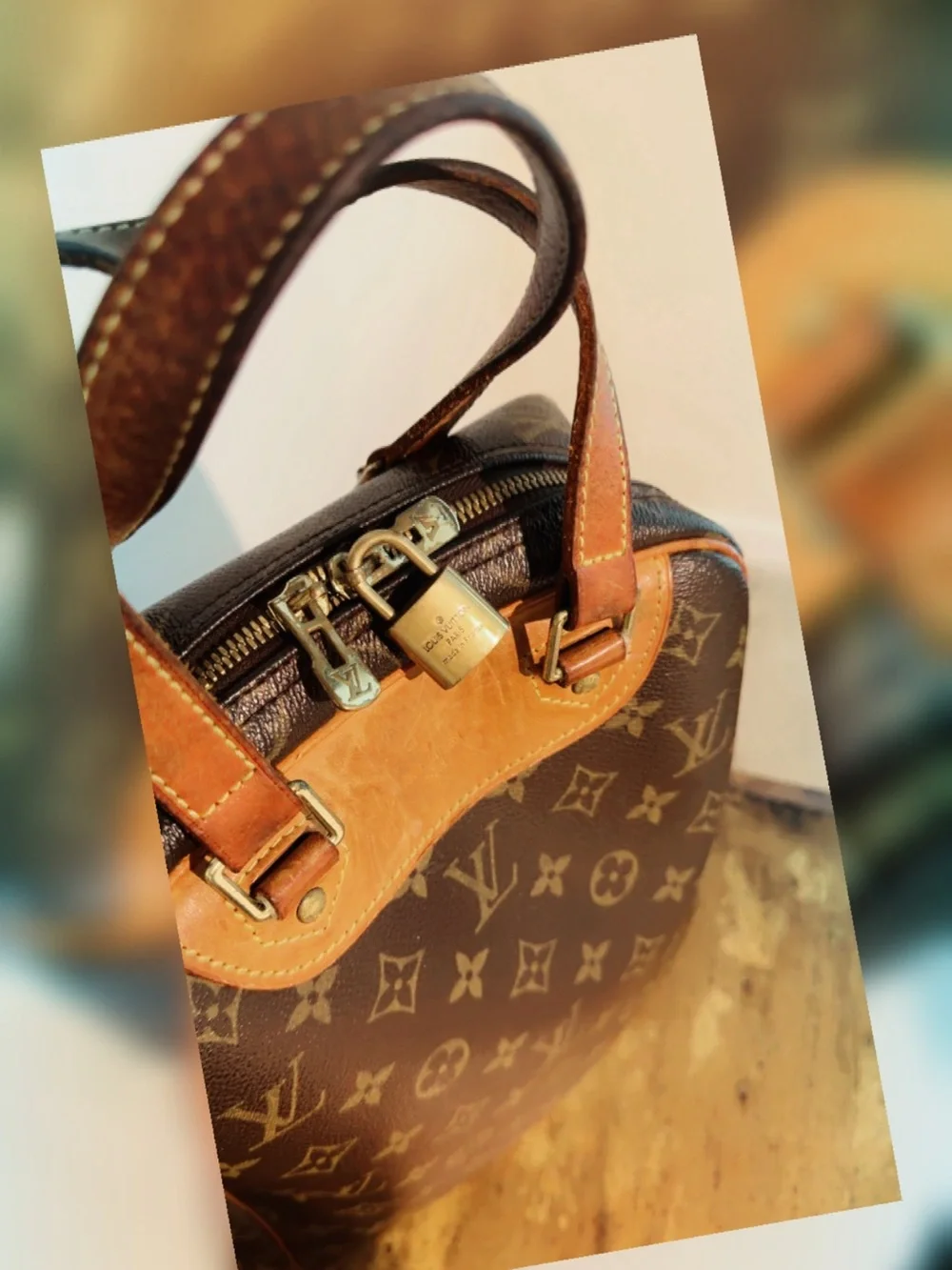 Louis Vuitton Monogram Canvas Brown and Tan Top-Handle Briefcase